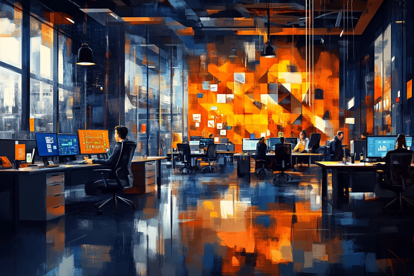 zespół softwarestudio przy pracy